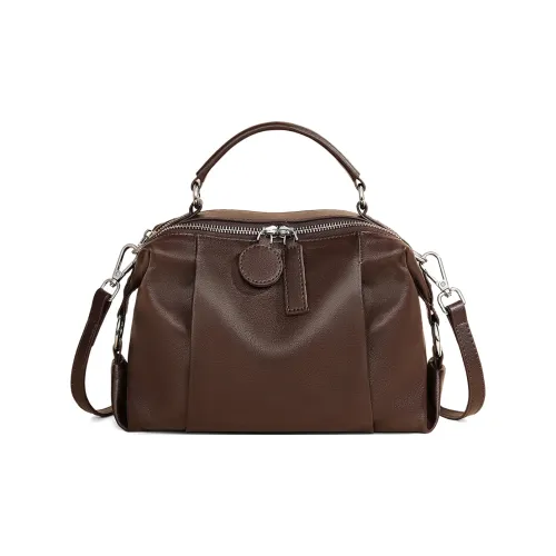 COMELY Сумка из коровьей кожи сумка через плечо обычная женская цвет эбеновое дерево кофе