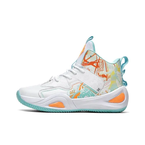 ЮЙЧЖАОЛИНЬ Амортизация и Дышащие Детские Баскетбольные Кроссовки Подростки