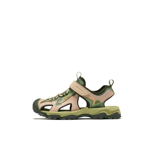 ERKE KIDS Джунгли 2 Дышащий Быстросохнущий Низкий Топ Детские Сандалии Изумруд Овсяный Подростки