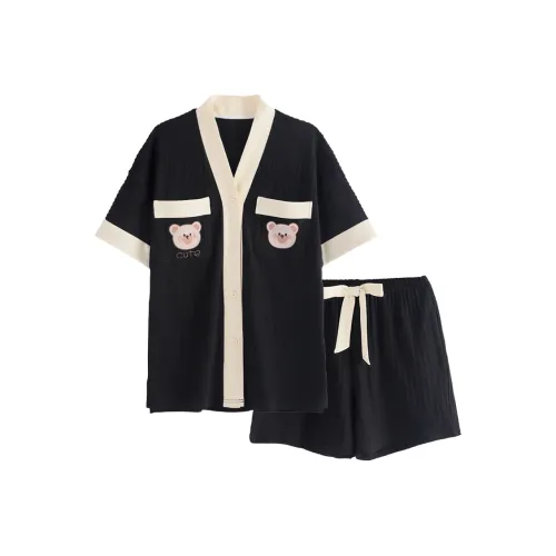 Городская красота Pajama Комплект Женский Черный