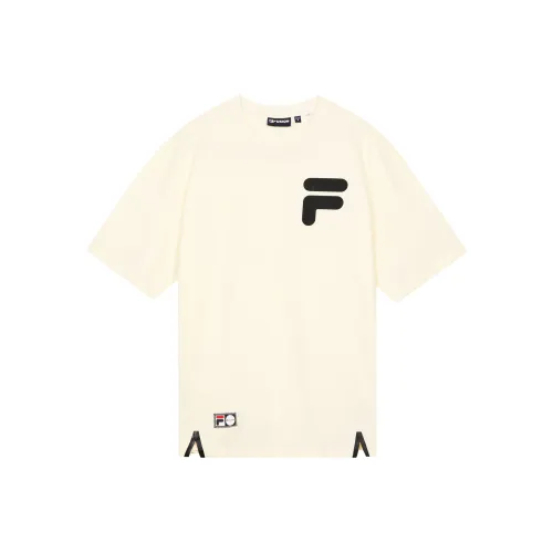 FILA FUSION Sports Life Collection Винтажный Белый Унисекс T-рубашки