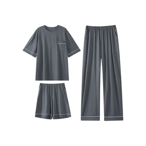 Huggy Kissy Пижамный комплект Мужской Темно-серый