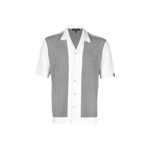 RAG&BONE Айвори Белый Серый Мужская T-Рубашка