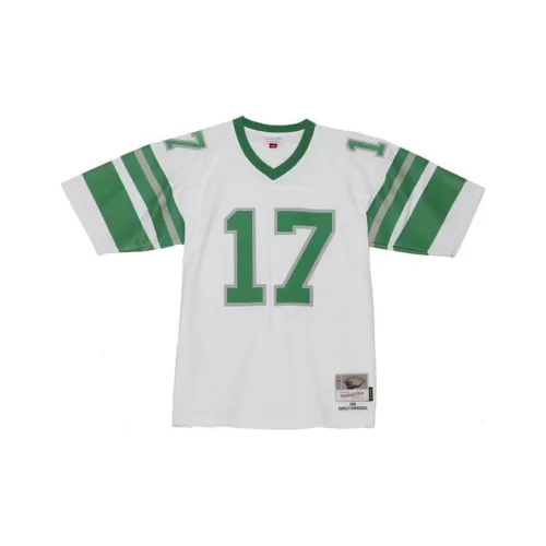 Mitchell Ness Бело-зеленая унисекс футболка