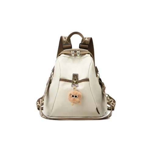 Deli Bear Oxford Рюкзак Женские Экрю Хаки Черный