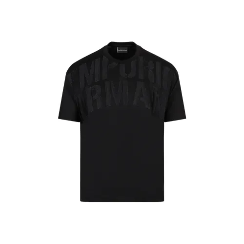 EMPORIO ARMANI Черные Мужские T-Рубашки