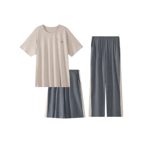 Huggy Kissy Пижамный комплект Мужской Светло-Кофейный