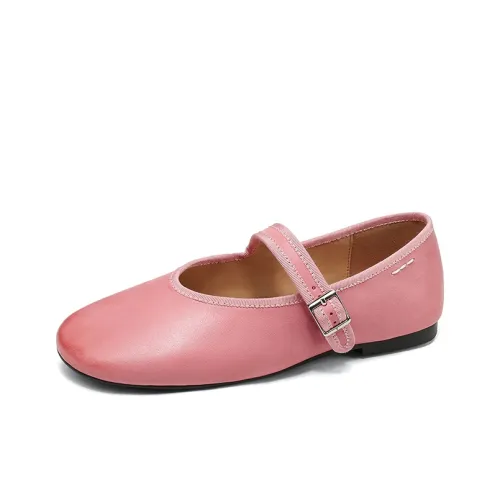 Hongyanglin Планшет Обувь Мэри Джейн Женская Розовая