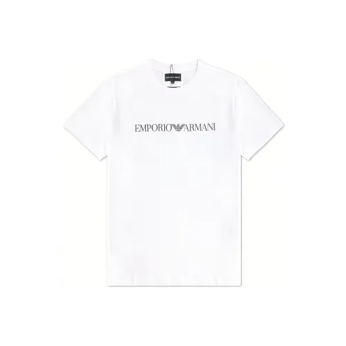 EMPORIO ARMANI Белые Мужские T-рубашки