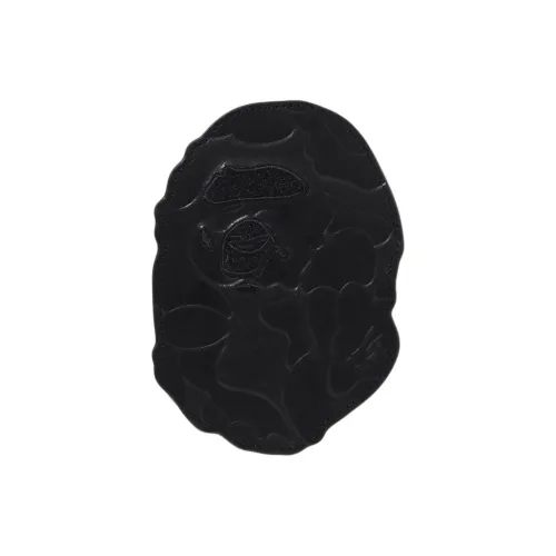 A BATHING APE Коровья кожа Держатель для карт Унисекс Черный