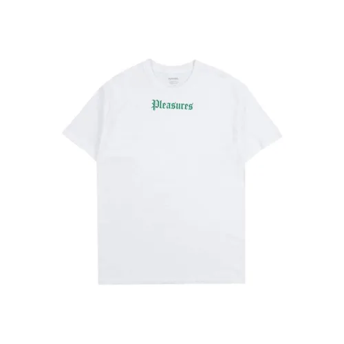 PLEASURES Белая Мужская Футболка