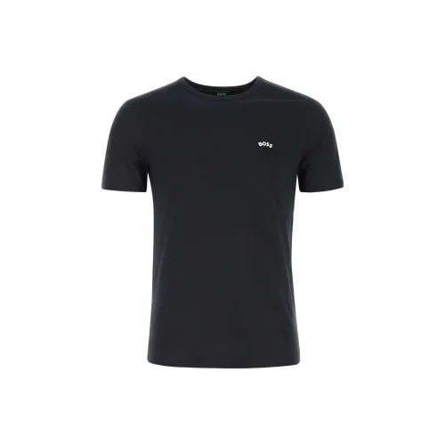 Hugo Boss Морской Синий Мужская T-Рубашка
