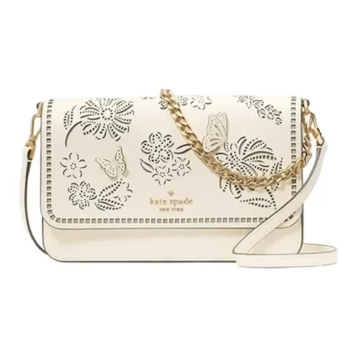 Kate Spade Сумка через плечо из коровьей кожи среднего размера белая для женщин