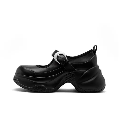 CHERYKALLY Французские Преппи Платформа Туфли Мэри Джейн 6,5 см Женские