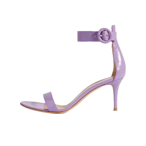 GIANVITO ROSSI Portofino One Ремешок Сандалии 7 см Женские Фиолетовые