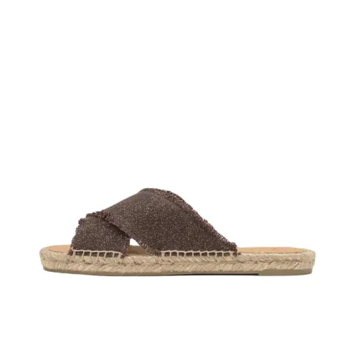 Castañer Palmera Устойчивые к истиранию Слипоны Женские Коричневый