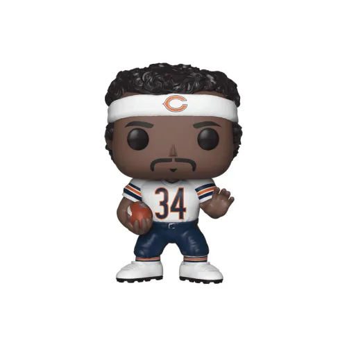 Funko Уолтер Пейтон NFL Футбол Звезда Белая Команда Джерси Фигурки в стиле Chibi Серия Edition