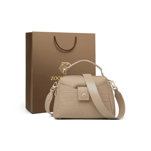 ZOOLER Сумка через плечо из коровьей кожи стандартная женская слоновая серый