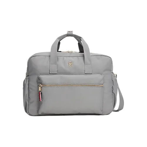 Tommy Hilfiger TH Monogram Переработанный полиэстер Сумка через плечо Сумка Унисекс Серый