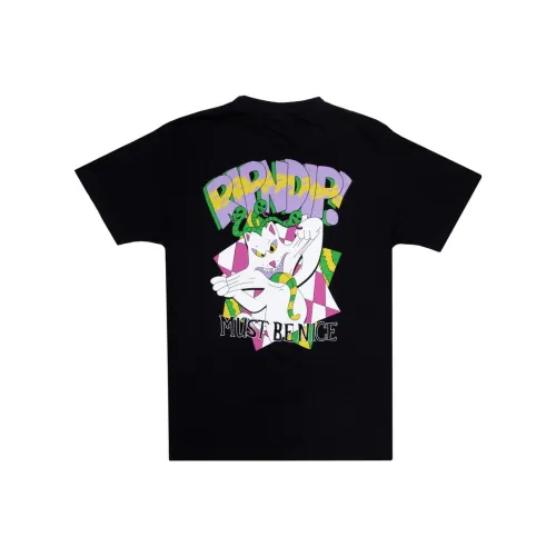 RIPNDIP Черные Мужские T-Рубашки
