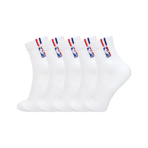 NBA Носки Crew Мужские 5 пар белые