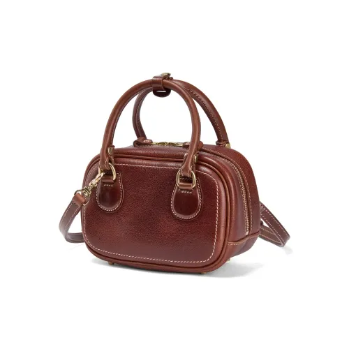 KAISER Коровья кожа Сумка Маленькая Женская Закат Кофейный Черный Закат Желтый Зеленый