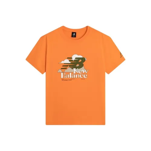 New Balance совместная футболка T Мужская Апельсин