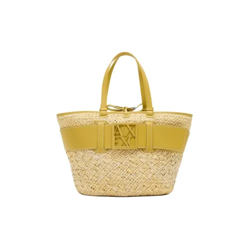 ARMANI EXCHANGEAE Полиэстер Тоут Сумка Сумка для покупок Сумка Большая Женская Желтая