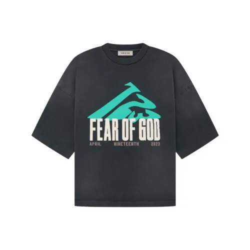 Fear of GOD SS23 Черная Унисекс Рубашка T