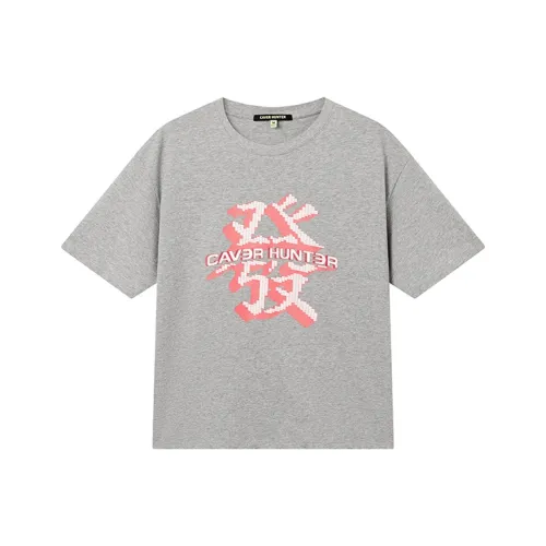 Caver Hunter SS22 T-Shirt Унисекс Фотиния Серый