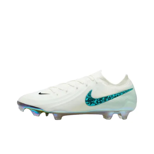 Nike Phantom GX 2 Elite FG Твердый грунт Противоскользящие Устойчивые к истиранию Футбольные бутсы Мужские Белые