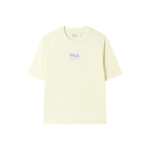 FILA T-Shirt Унисекс Сырный Белый