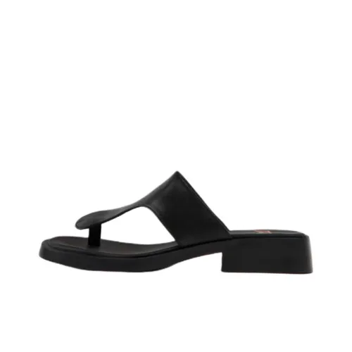 CAMPER Twins EVA Устойчивые к истиранию Шлепанцы Женские Черные