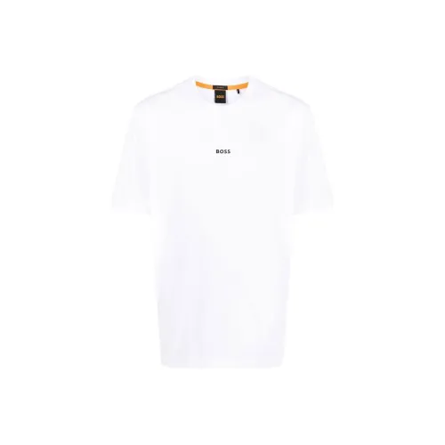 Hugo Boss Белые Мужские T-рубашки