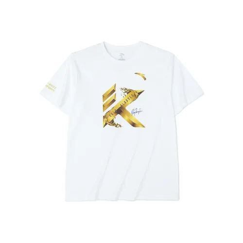 Anta Thompson Series Белый Мужской T-Рубашки