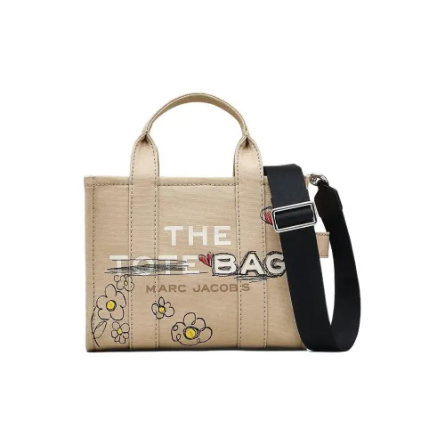 MARC JACOBS Хлопок Canvas Сумка Сумка-тоут Сумка для покупок Сумка через плечо Сумка на одно плечо Маленькая женская Светло-коричневый