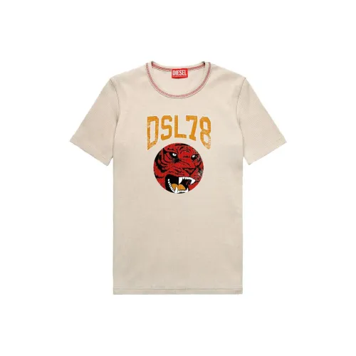 DIESEL Белая Мужская T-Рубашка