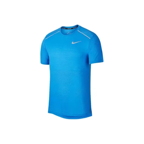 Nike Peace Синий Мужской T-Рубашки