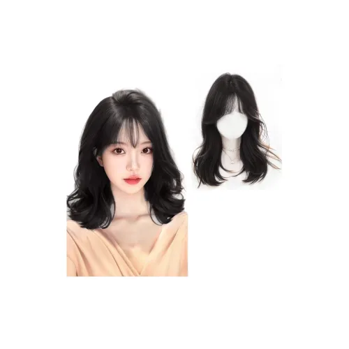 TIANKONGSHU Корейская элегантность с накладками для волос с слегка завитыми волосами 45 см