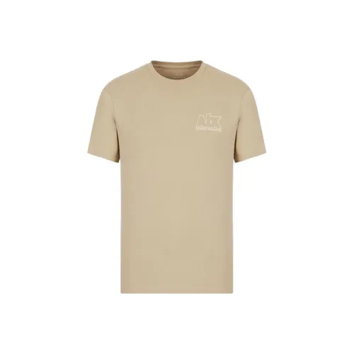 ARMANI EXCHANGE Бежевые Мужские T-рубашки
