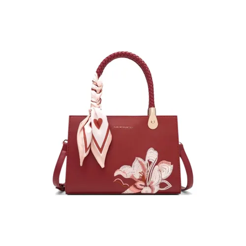 CLEVER KETCH ПУ (полиуретан) Сумка через плечо Сумка Обычная Женская Красная Хаки