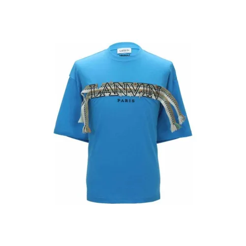 Lanvin Мужские синие T-рубашки