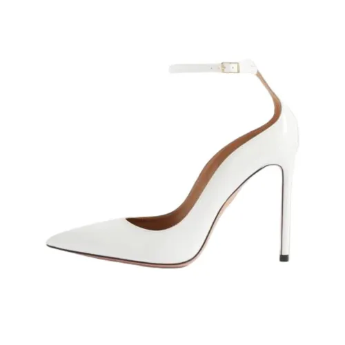 AQUAZZURA Любовь Affair Узкий каблук Высокие каблуки 10,5 см Женские Белые