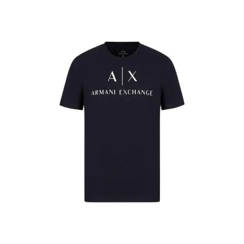 ARMANI EXCHANGE SS22 T Рубашка Мужская Темно-синяя