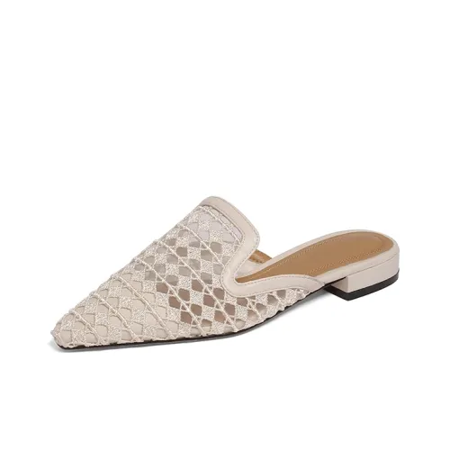 Hongyanglin противоскользящие домашние тапочки для женщин цвет экрю