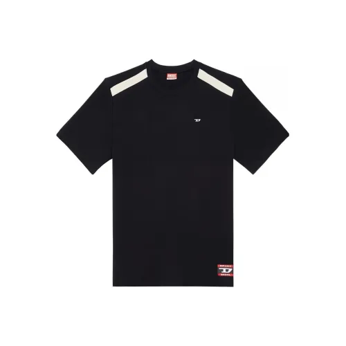 DIESEL SPORTS Мужские черные футболки