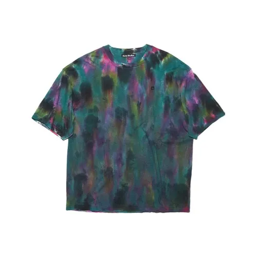 ACNE STUDIOS Зеленая Унисекс Футболка