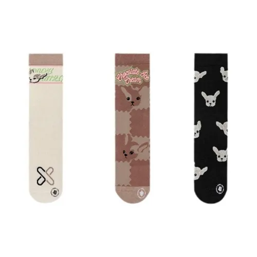 WAJUZHEN Носки Crew Женские упаковка из 3 пар бренды Famous Pit Bull