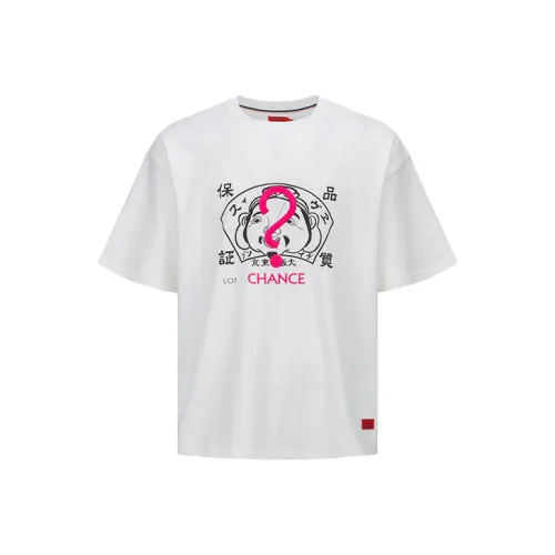 EVISU Белая Мужская T-Рубашка