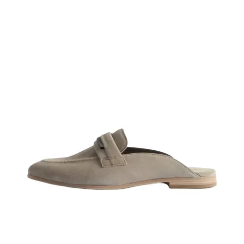 BRUNELLO CUCINELLI Домашние тапочки Женские Умбра